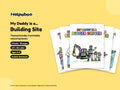 My Daddy is a... Building Site Bundle – 5 Printable Colouring Books: cover