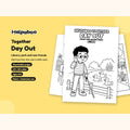 Helpaboo Together: Day Out – Printable Colouring Book: cover