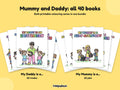 Mummy & Daddy Mega Bundle – All 40 Printable Colouring Books: cover