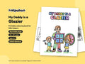 My Daddy is a Glazier – Printable Colouring Book: cover