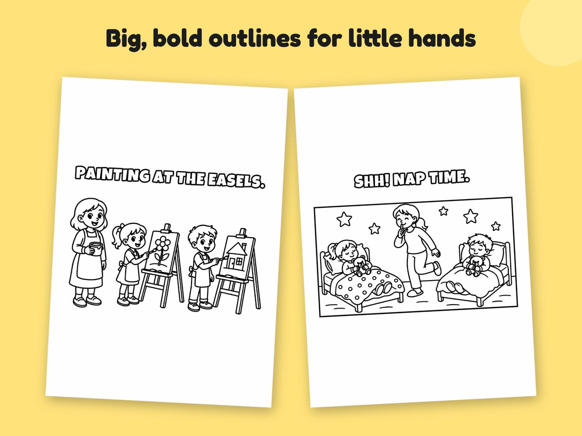 My Mummy is a Nursery Teacher – Printable Colouring Book