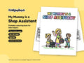 My Mummy is a Shop Assistant – Printable Colouring Book: cover